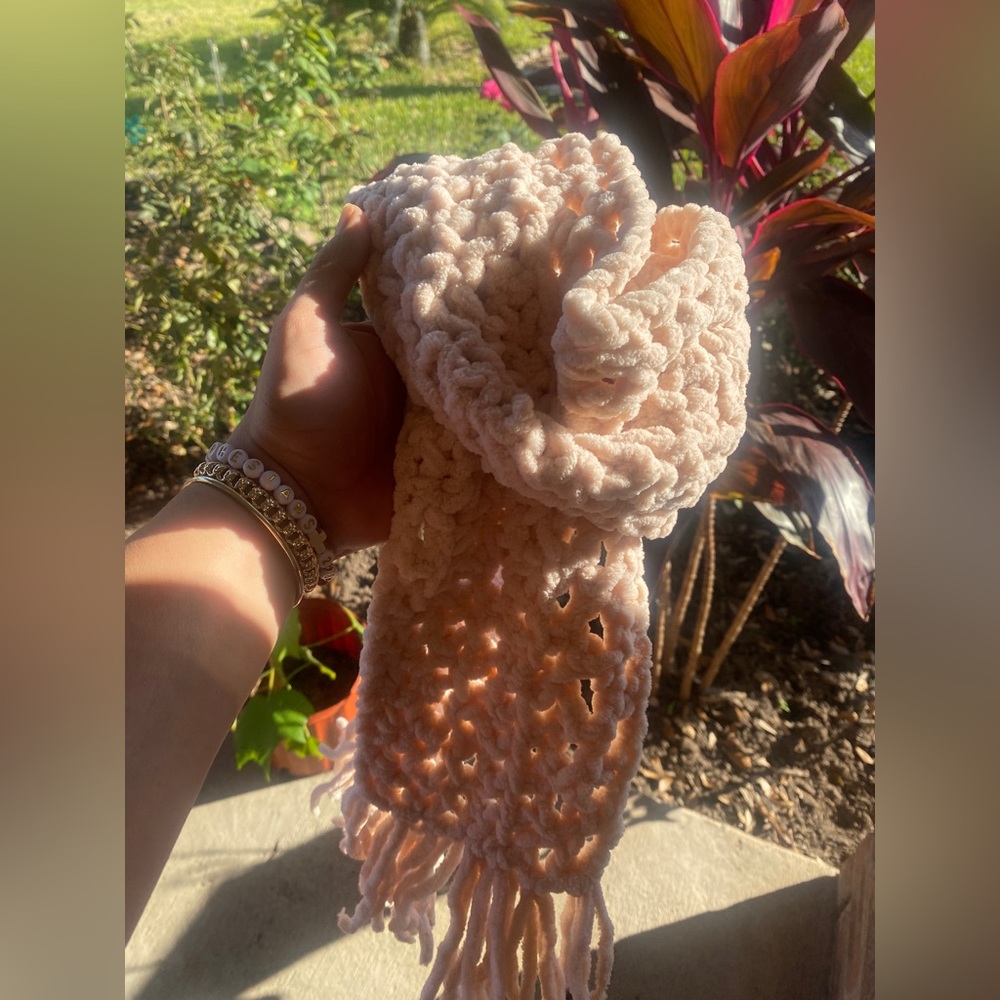 Brand New Hand Crocheted Scarf